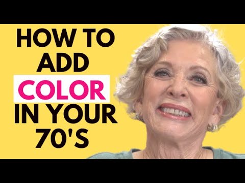 How to add color to your makeup in your 70s
