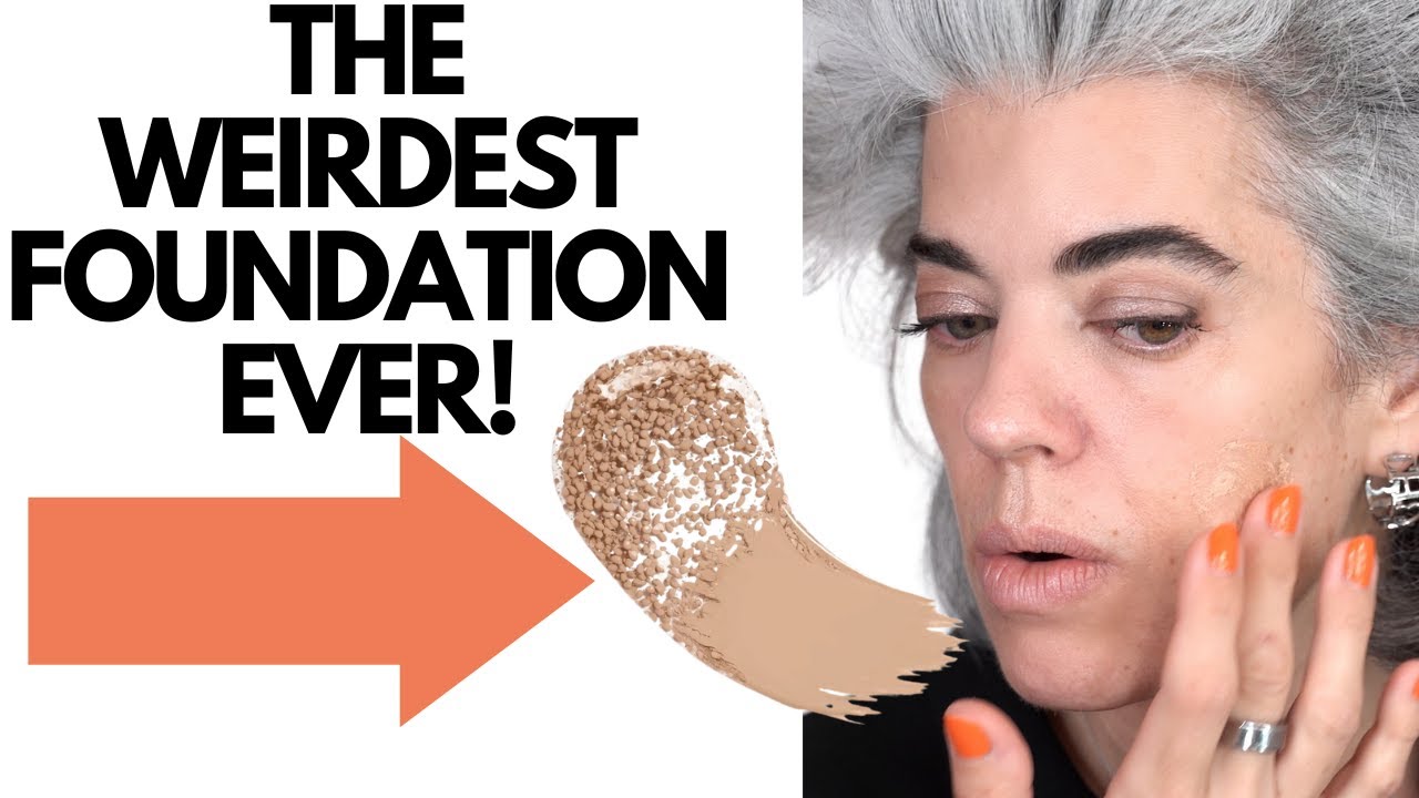 The weirdest foundation ever, but perfect for mature skin