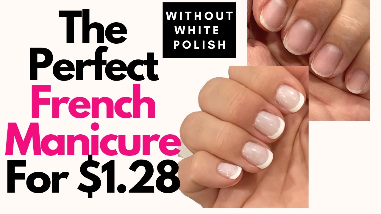 The secret to a perfect French manicure with no white polish