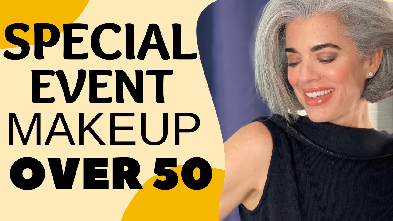 Special event makeup for mature women