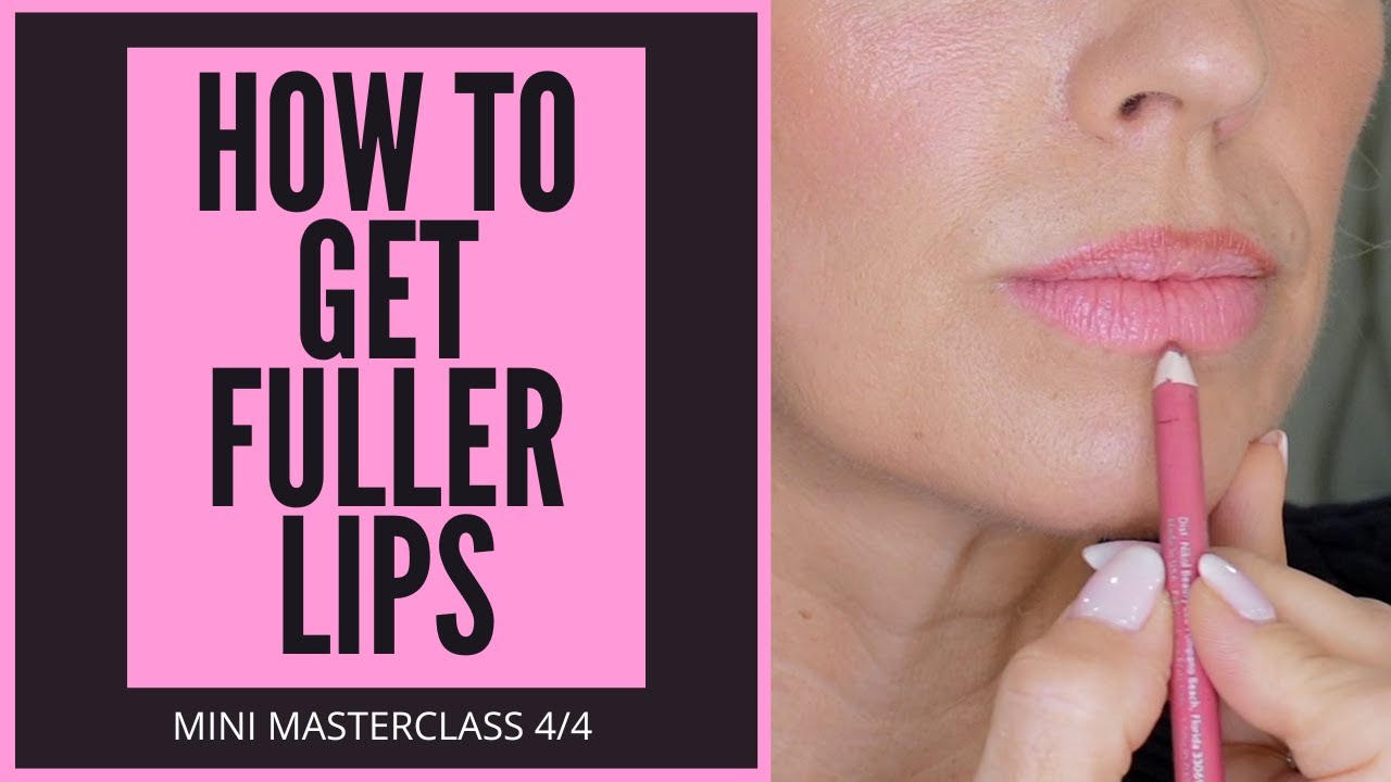 Nikol Johnson demonstrating how to get fuller lips as a mature woman without filler