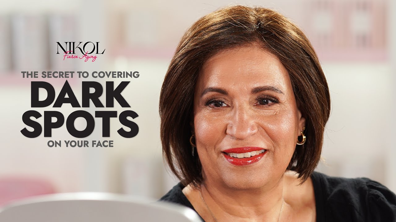 How to Cover Dark Spots and Melasma on Mature Skin (Color-Correcting Tutorial)