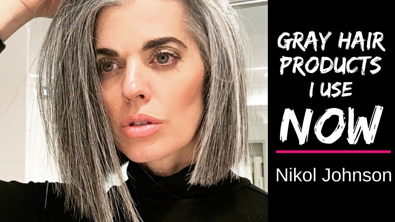 Updated gray and silver hair product lineup