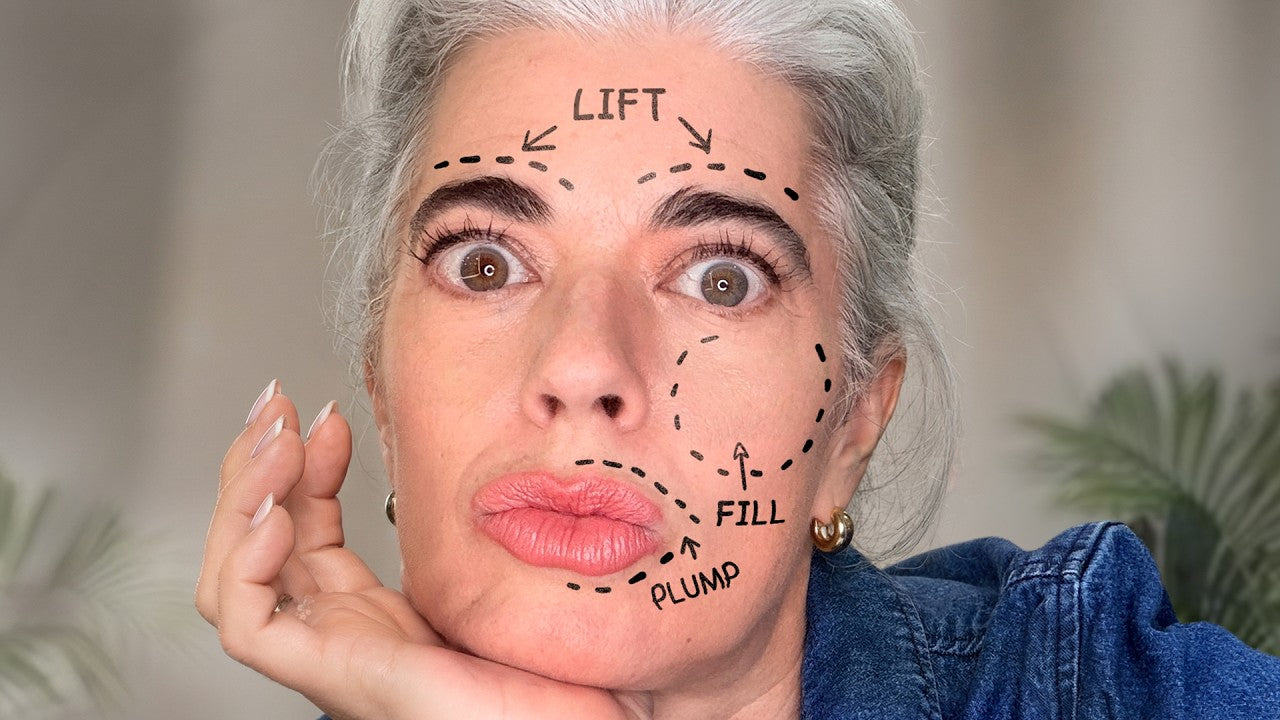 Nikol Johnson teaching an individual, feature-enhancing makeup routine for women over 50