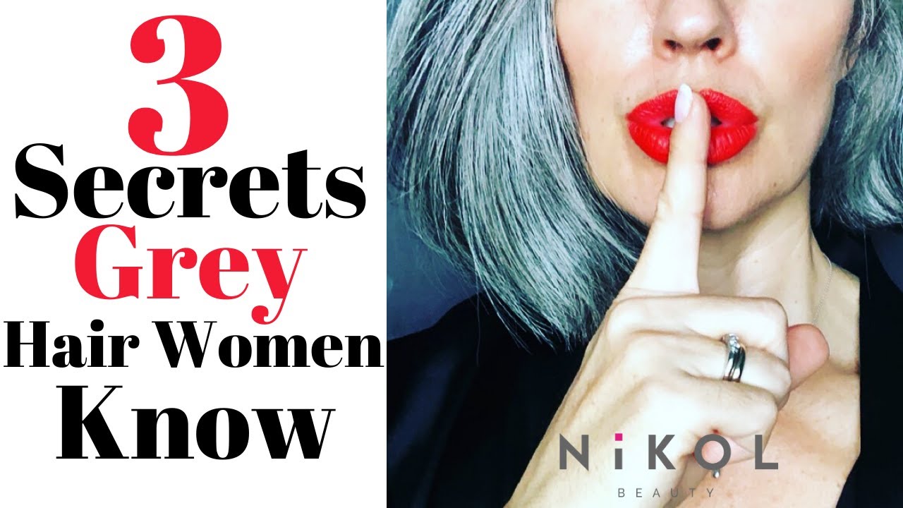 Three secrets that women with gray hair know