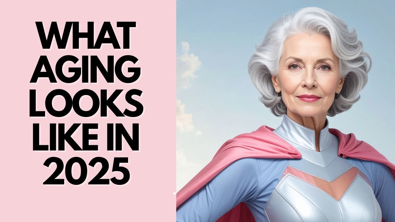 Nikol Johnson celebrating National Fierce Aging Day with a confident makeup look