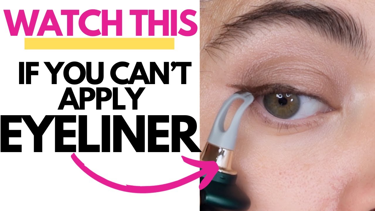 How to apply eyeliner over 50 with shaky hands — Nikol Johnson tutorial