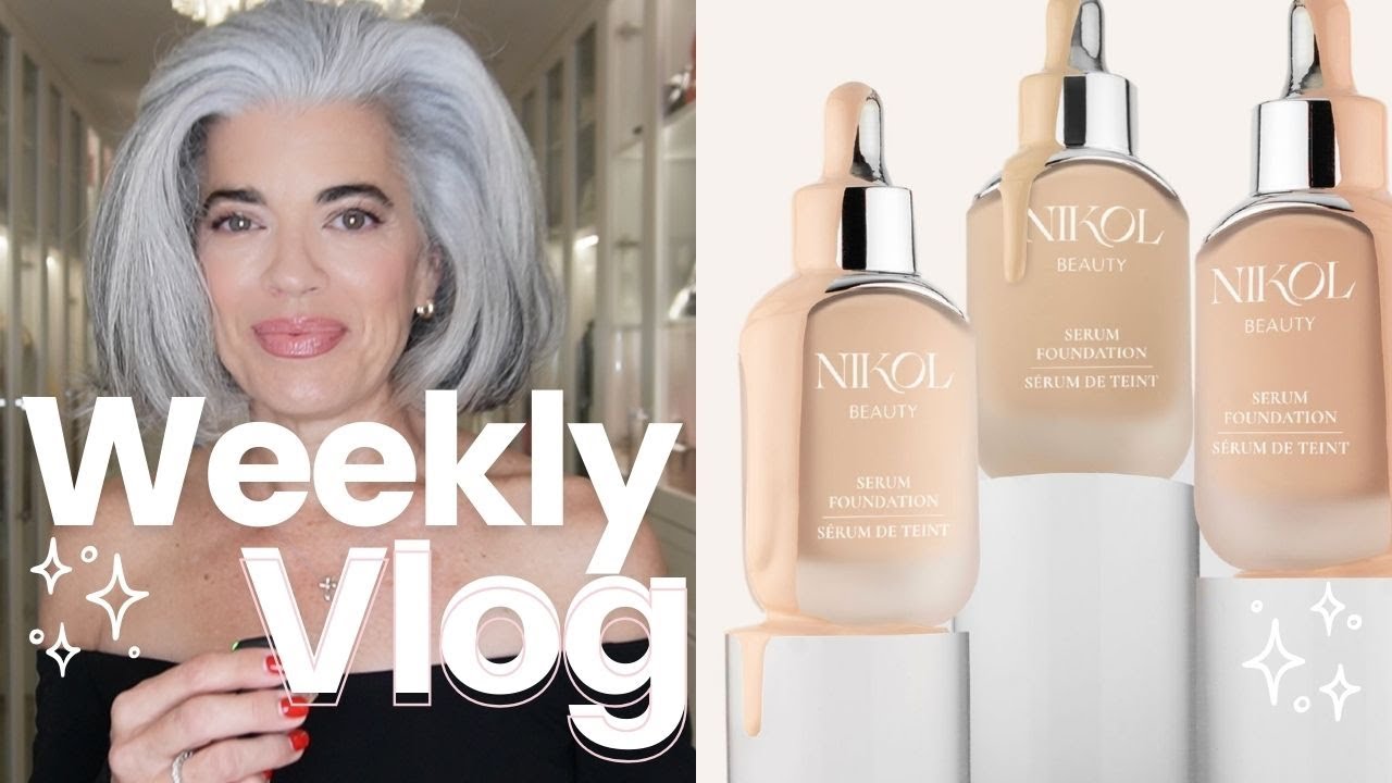 Holiday GRWM for Mature Skin: Serum Foundation Makeup + Festive Style Ideas