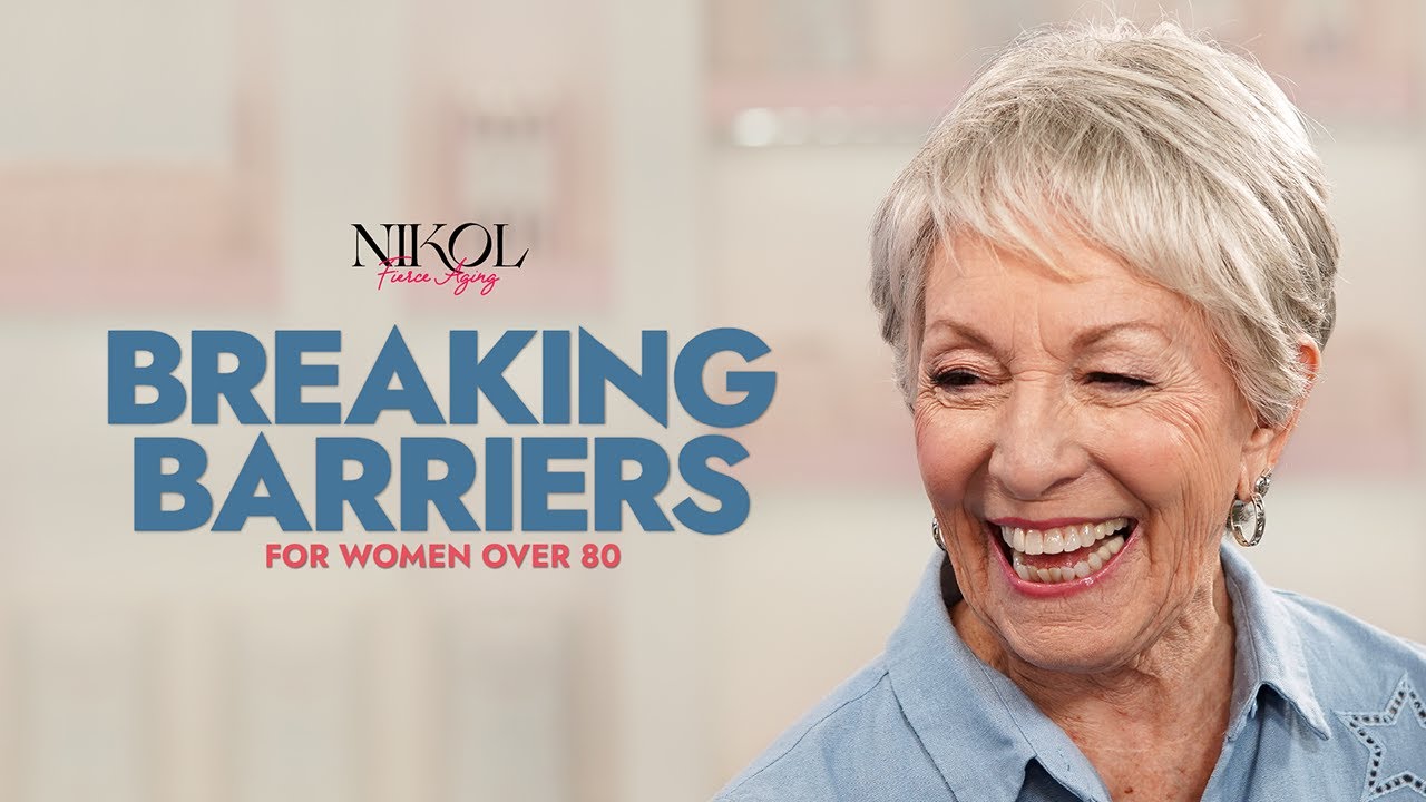 Nikol Johnson with Helen in the Fierce Aging series episode celebrating women over 80 breaking every rule