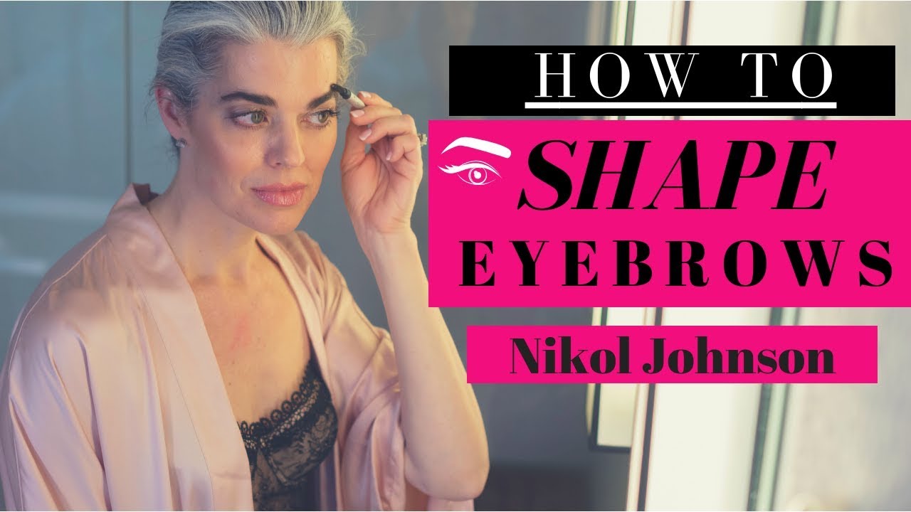 How to shape your eyebrows at home