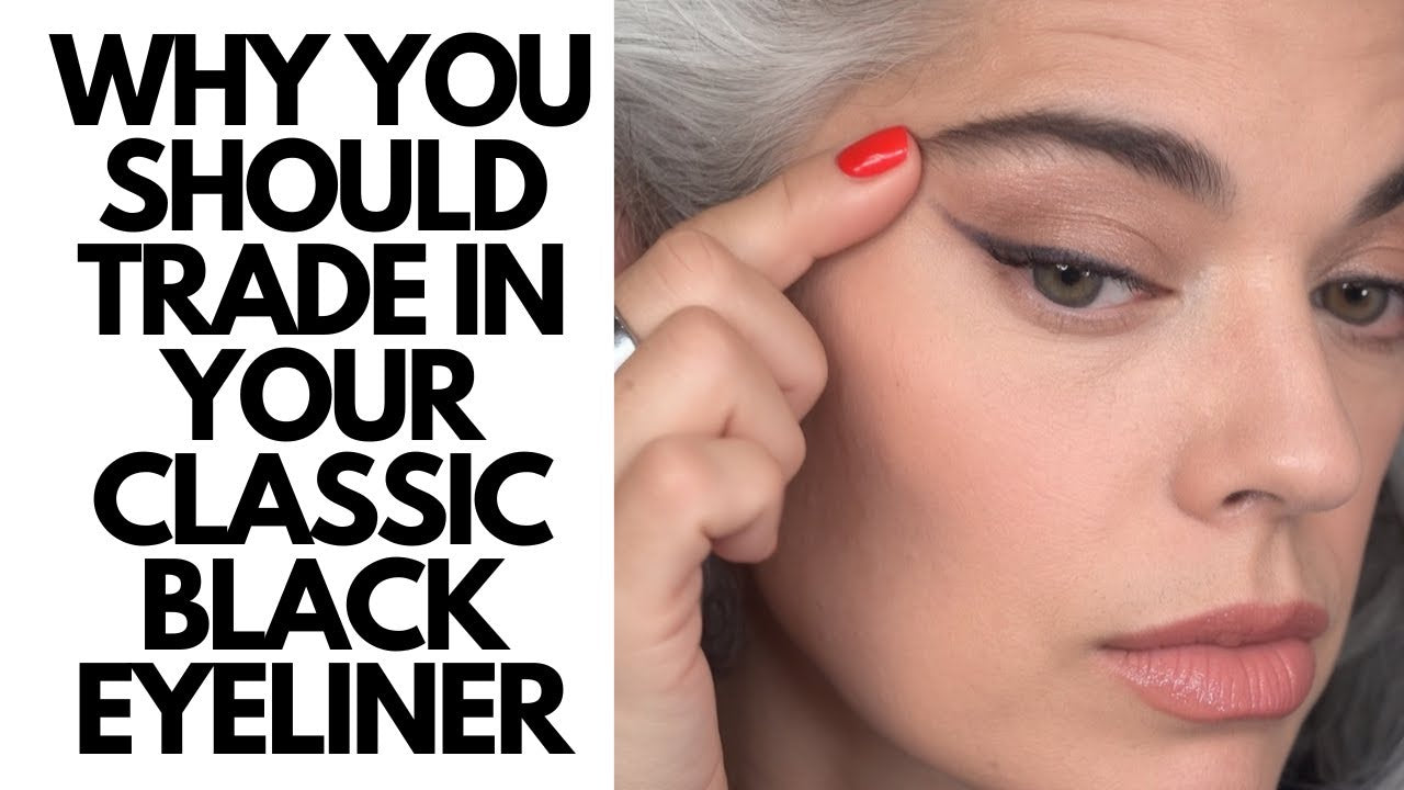 Why to trade black eyeliner for warm brown — Nikol Johnson tutorial for mature eyes