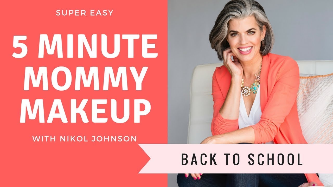 Five-minute mommy makeup routine for the school run