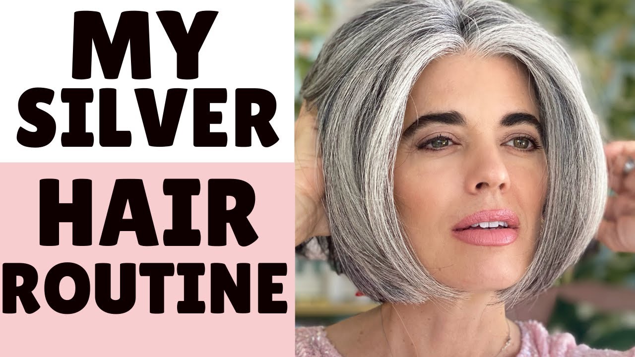 My silver hair routine