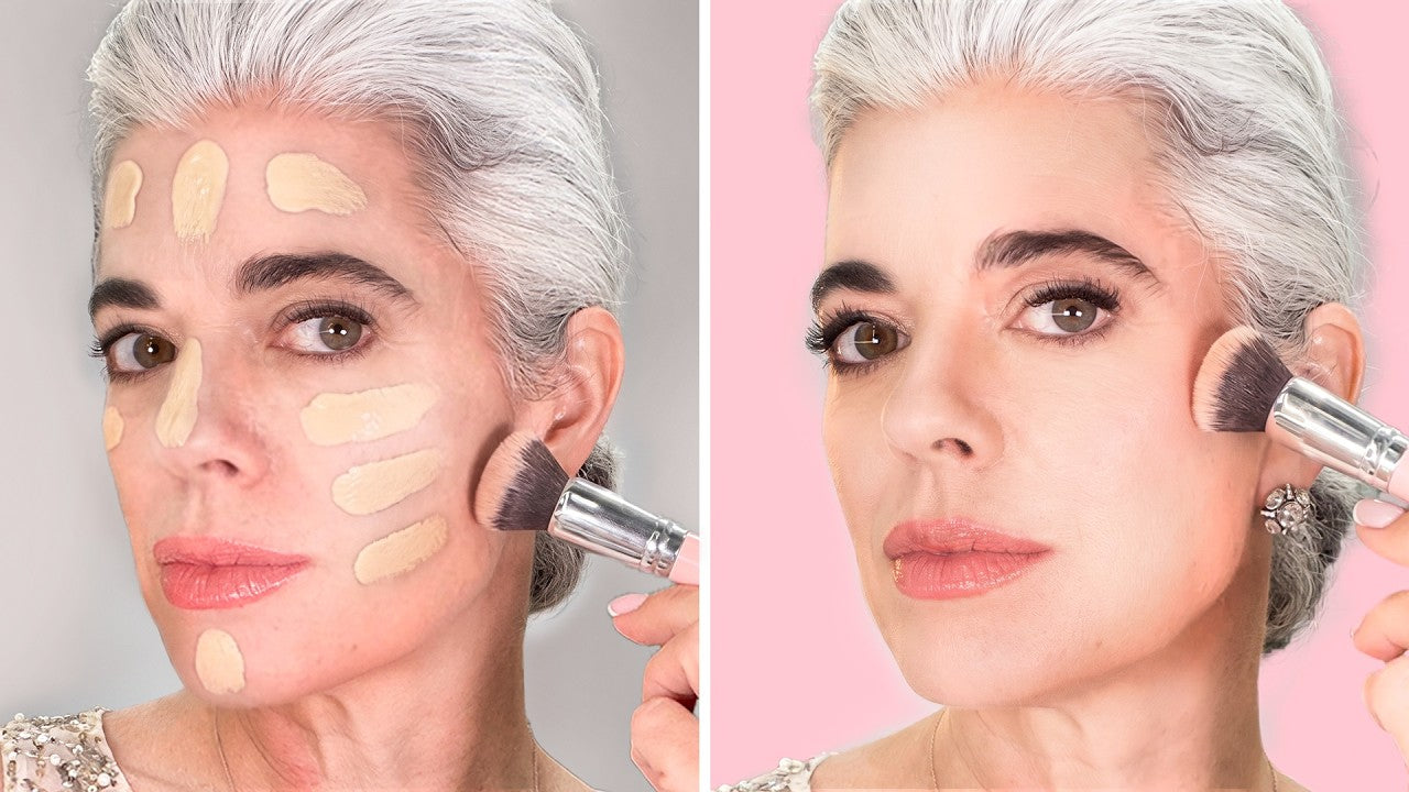 Mature Skin Glam Makeup: A Soft Red-Carpet Look for Women Over 60