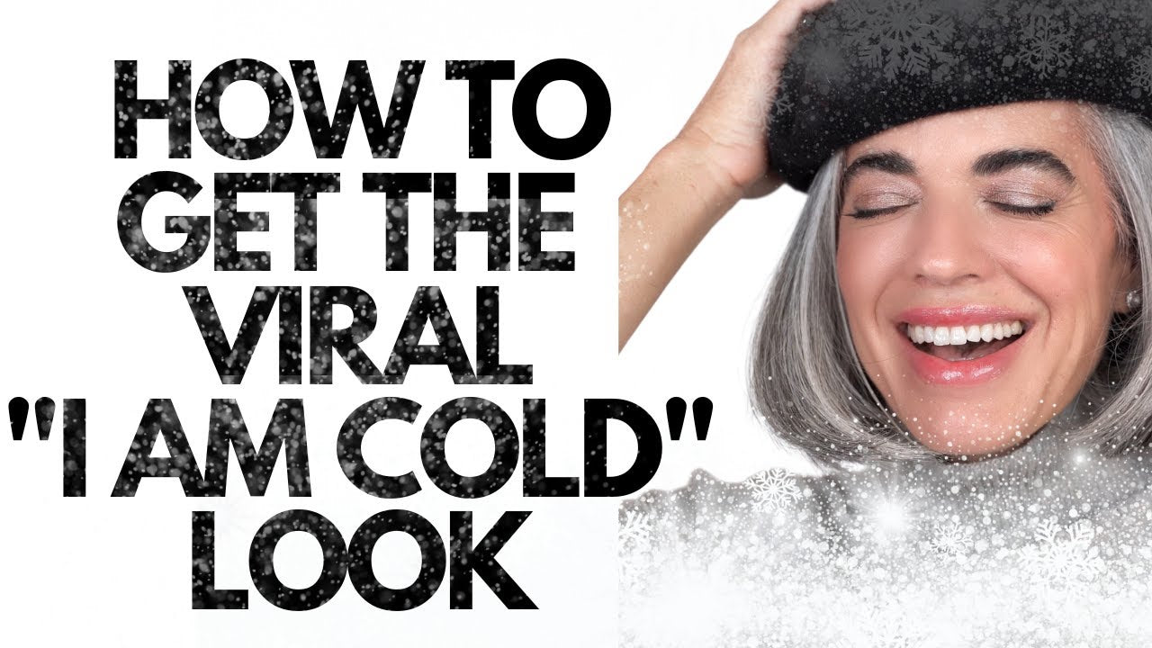 How to get the viral I am cold makeup look