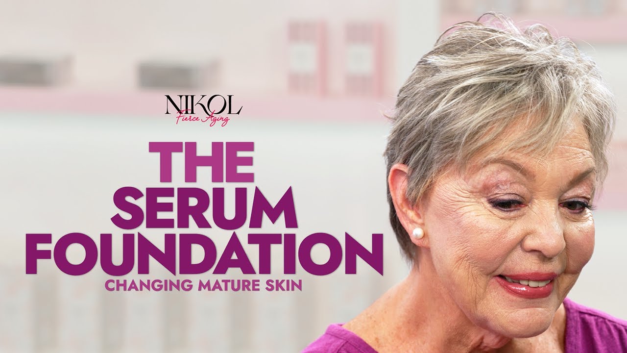 Nikol Johnson launches the Serum Foundation for mature skin