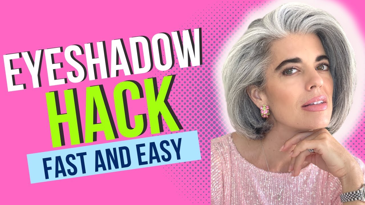 Cream eyeshadow hack for busy women