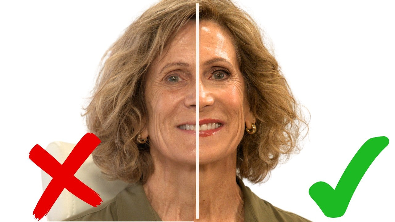 Nikol Johnson bringing radiance back to mature skin in a Fierce Aging tutorial