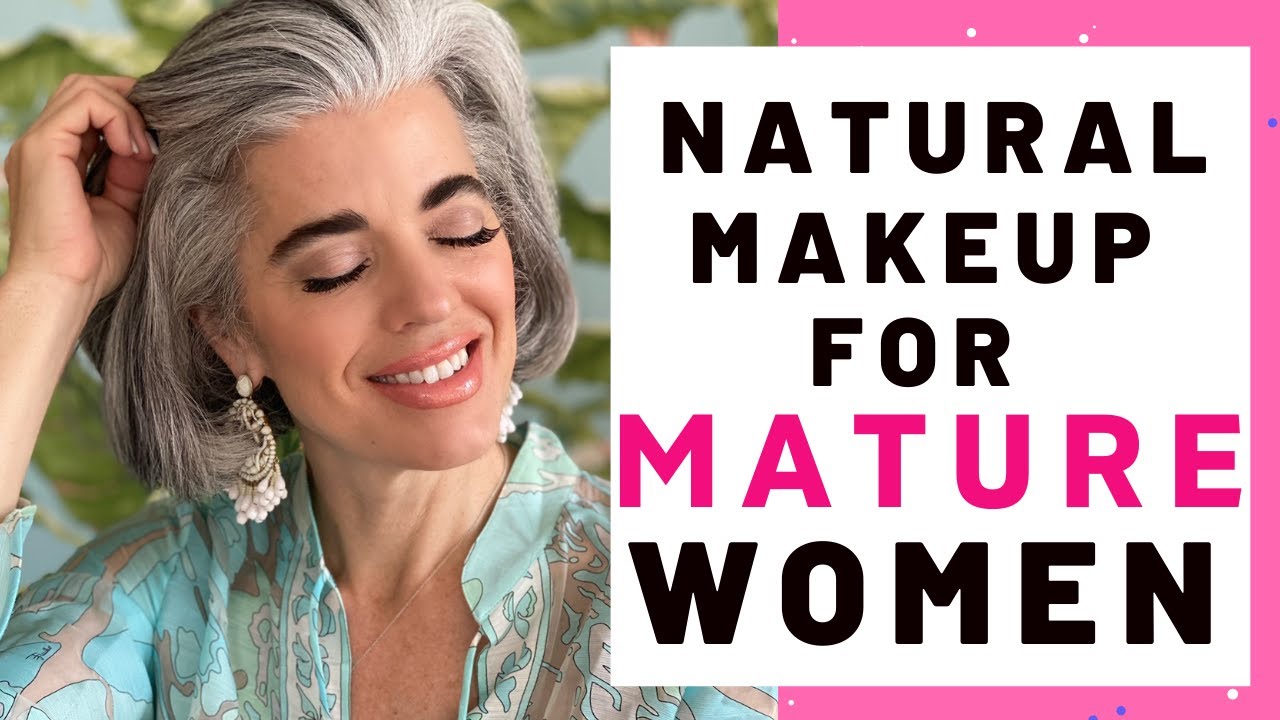 Natural fresh makeup for mature women
