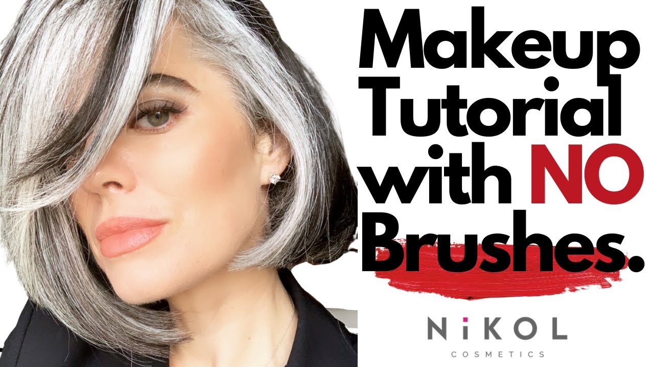 Full makeup look using only fingers, no brushes