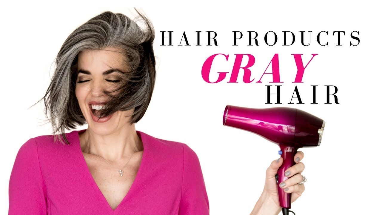 Gray and silver hair care routine for bright shiny silver