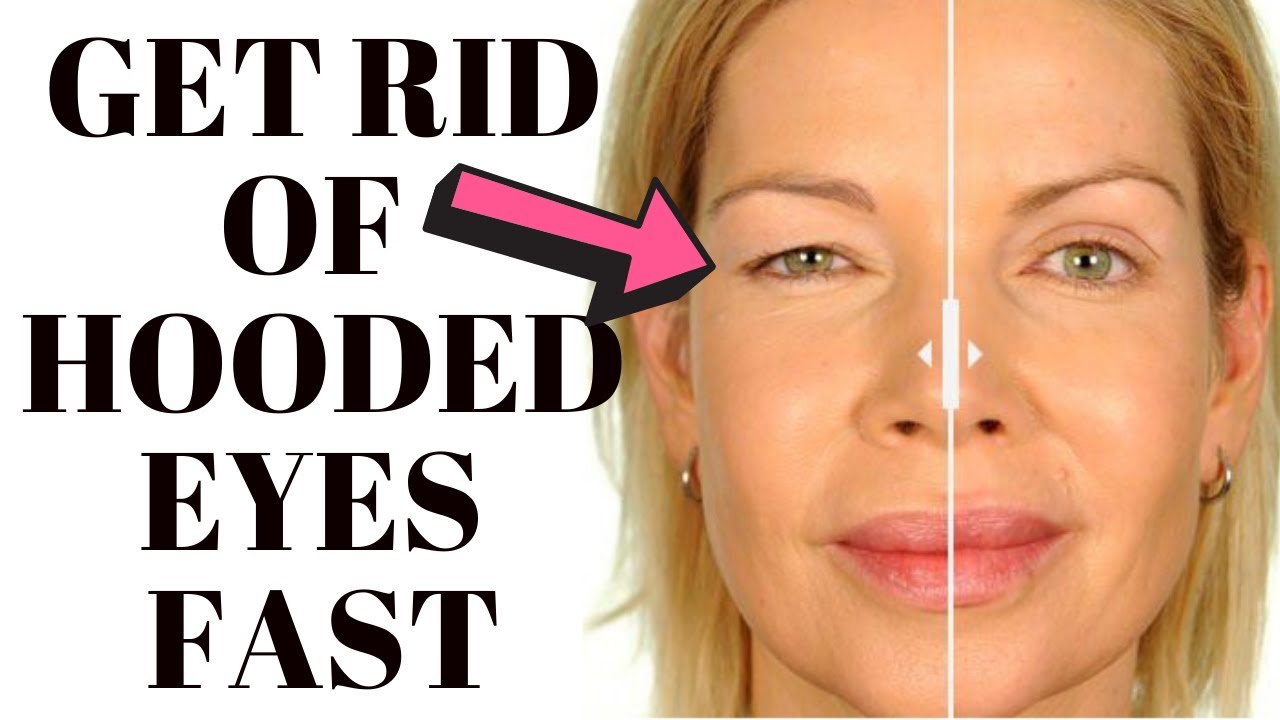 How to minimize hooded eyes fast with makeup