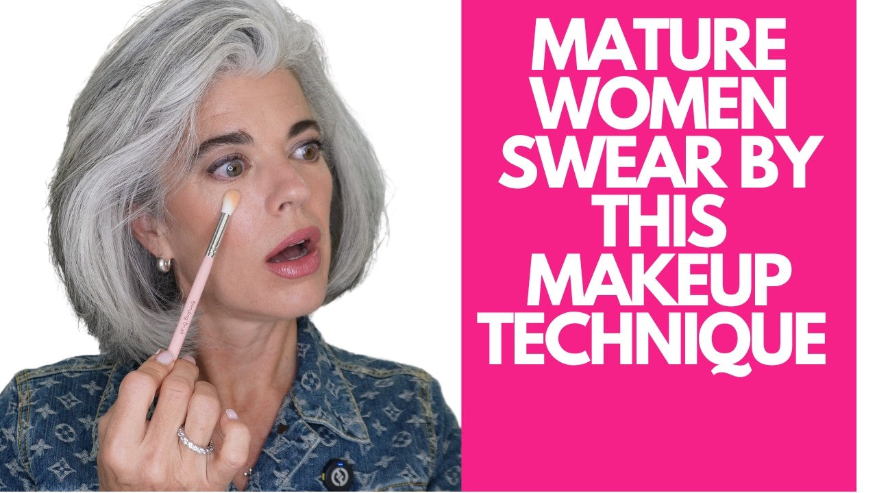 Soft Set Technique for Mature Skin: Set Makeup Without Cakey Powder
