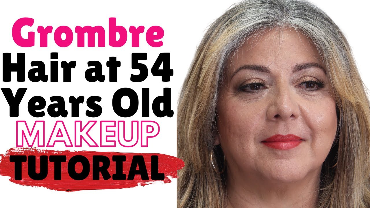 Grombre gray hair makeup tutorial at 54