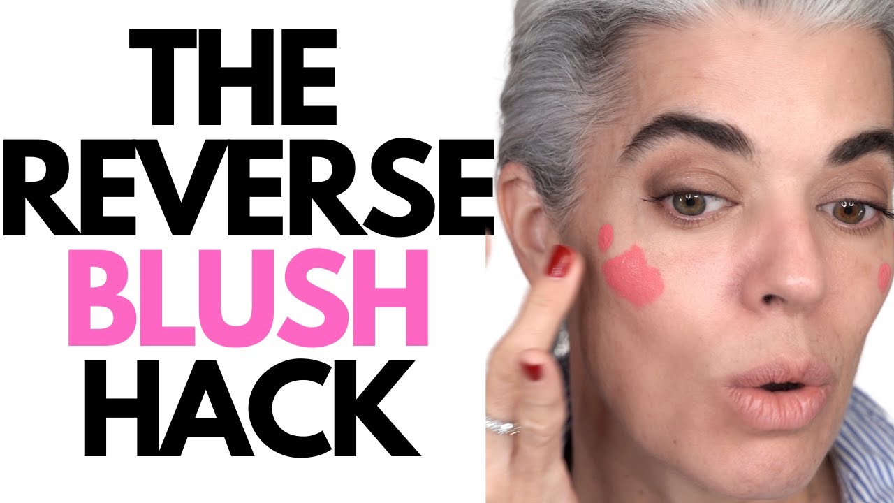 The reverse blush hack for a natural flush