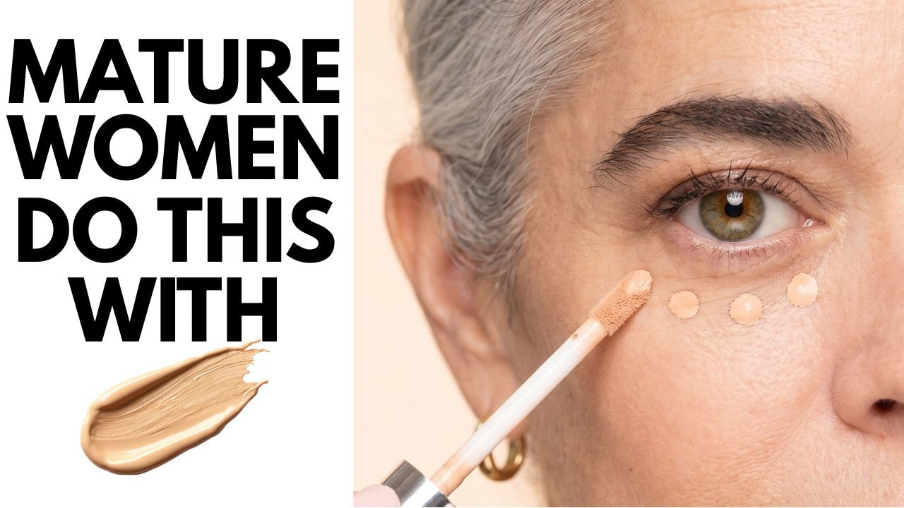 Under-Eye Concealer for Mature Skin: The No-Crease Technique Over 50