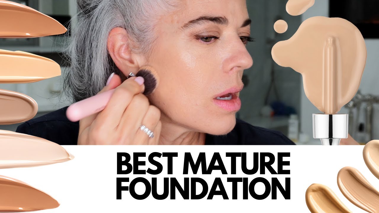 Nikol Johnson showing a sheer alternative to heavy foundation for mature skin