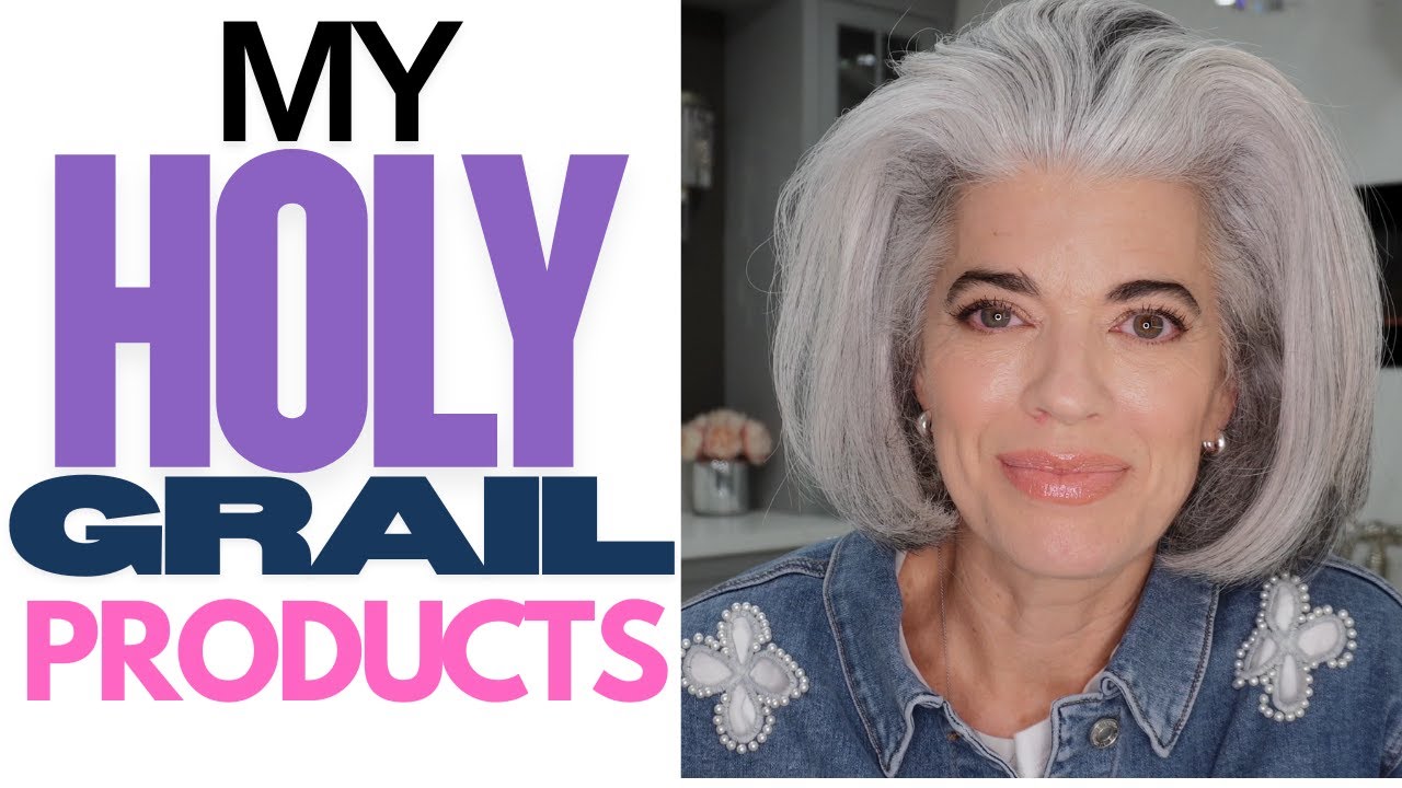 Nikol Johnson sharing holy grail beauty products and new finds for mature skin
