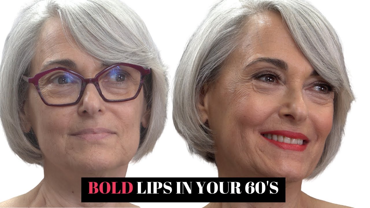 How to wear a bold red lip in your 60s