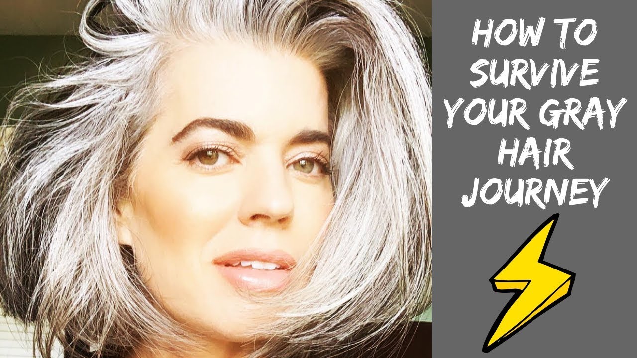 How to survive the gray hair transition journey