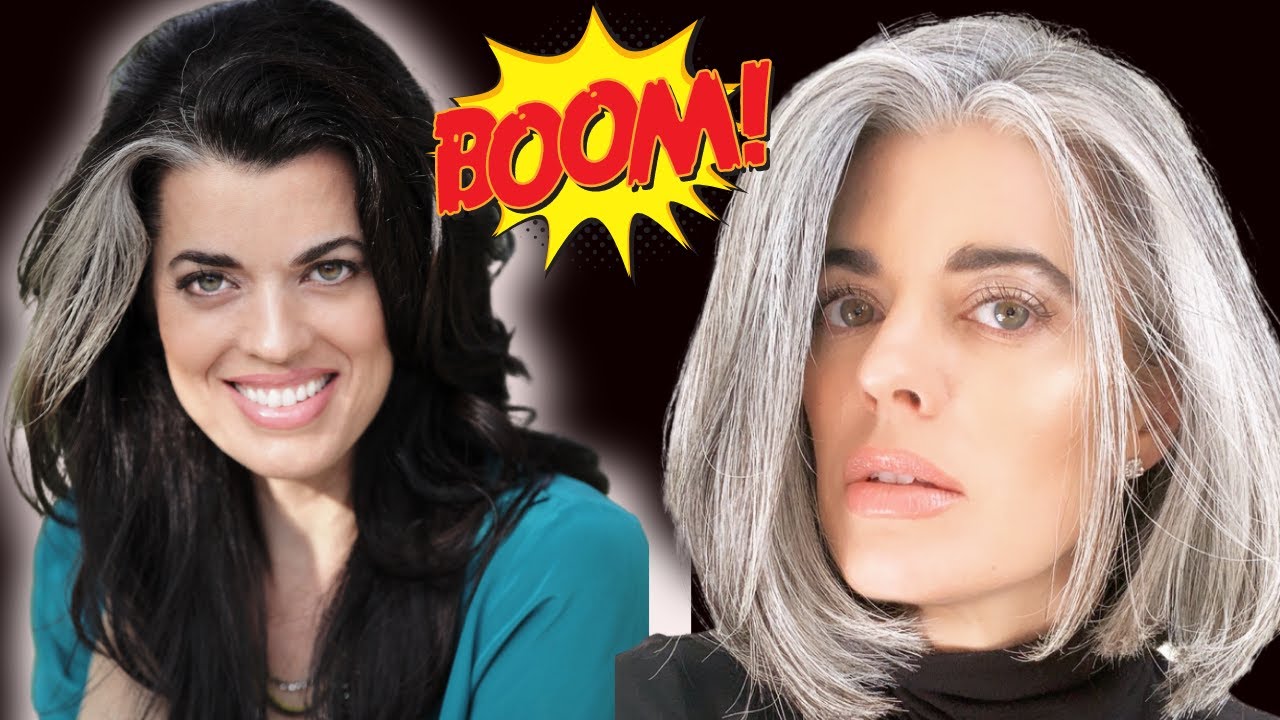 Hate your gray hair? Watch this before you quit and dye it