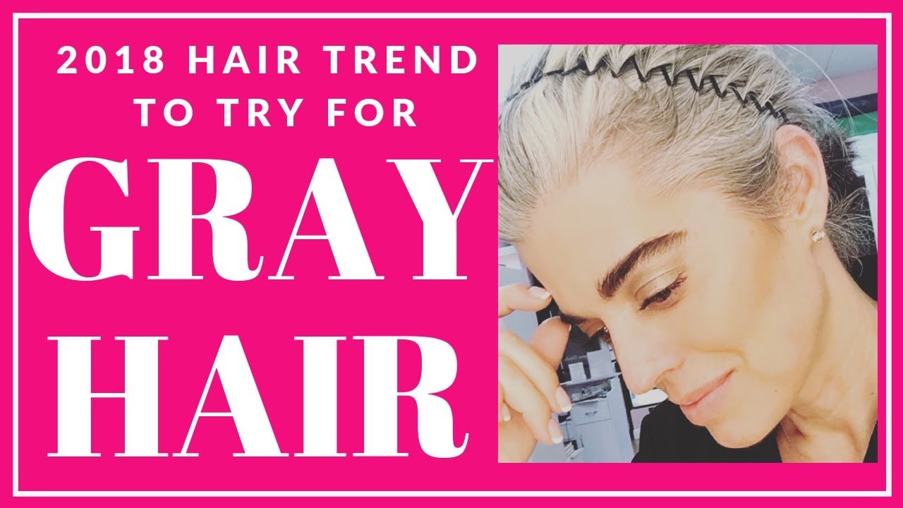 How to wear gray hair as a runway-inspired trend