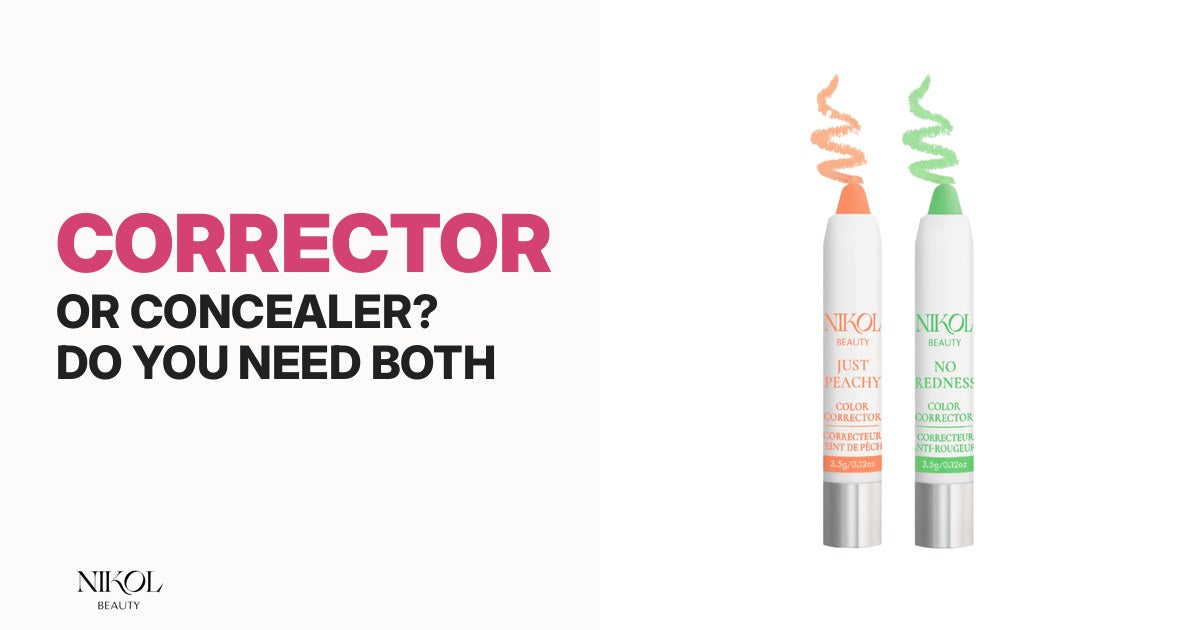 Color corrector or concealer, do you need both