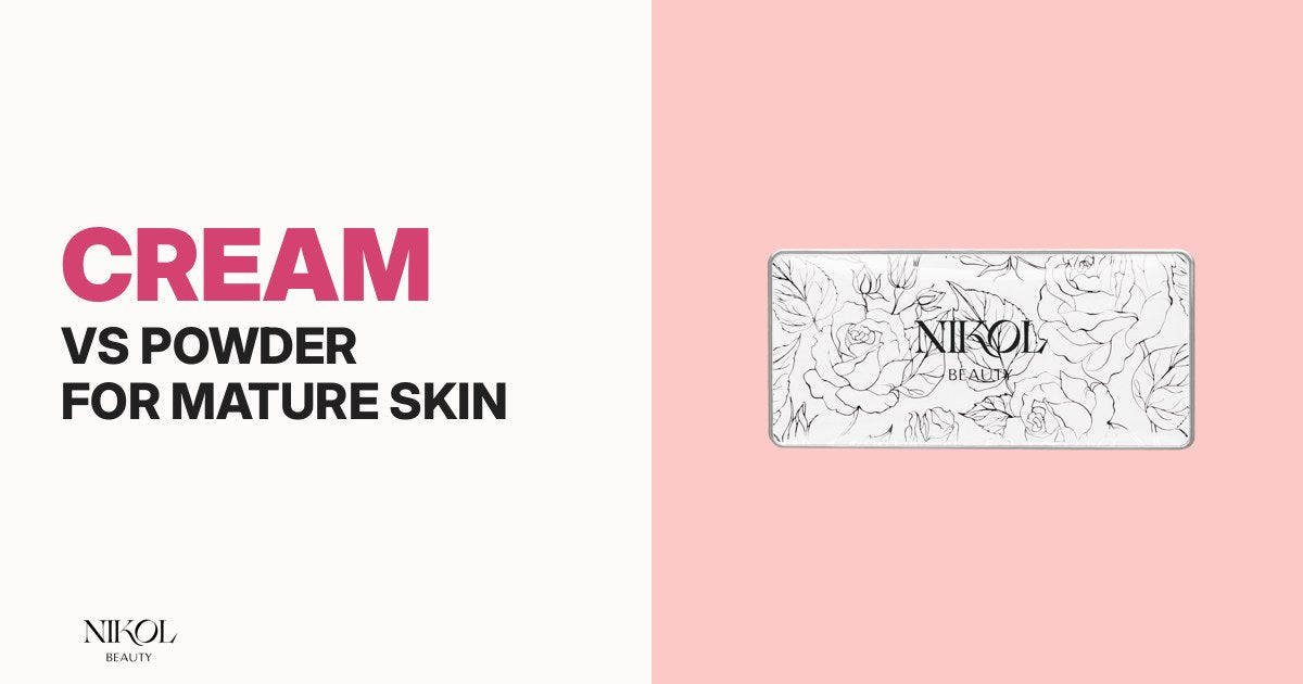 Cream vs powder makeup for mature skin