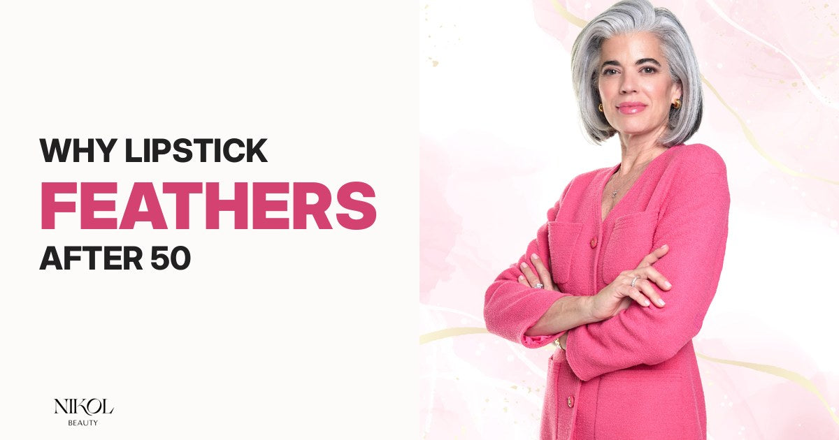 Why lipstick feathers after 50