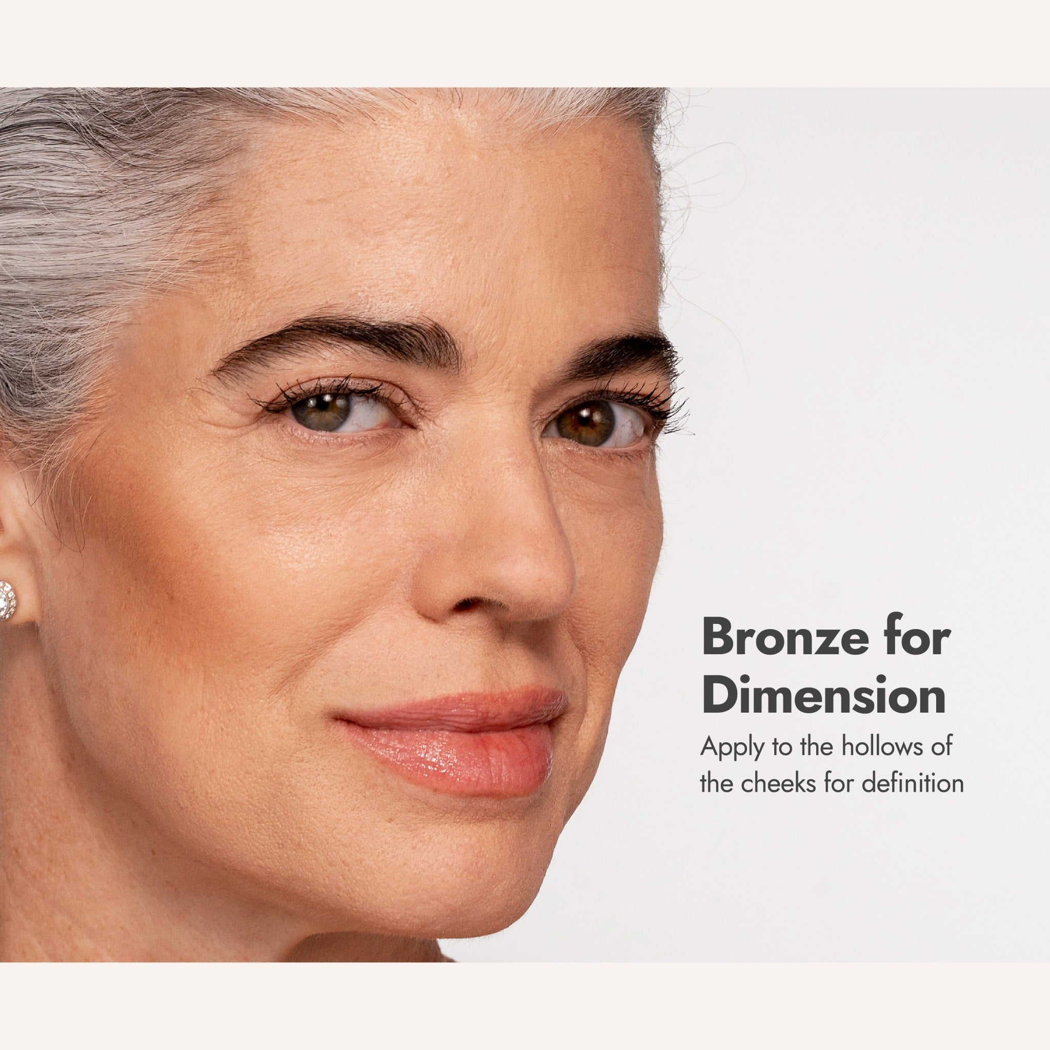 Bronze for dimension: apply Crème Brûlée to the hollows of the cheeks