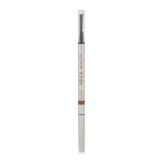 Nikol Beautys Skinny Brow Pencil offers ultra-smooth, flawless brow definition with a retractable precision tip and spoolie brush, encased in sleek silver with the brand name.